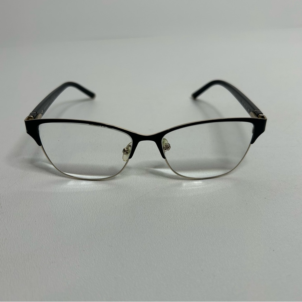 Glasses HERITAGE Black Oval Frame Eyeglasses Designed In Italy.